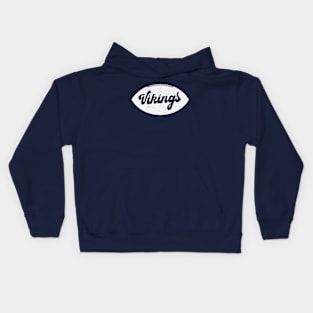 Retro Vikings Football Kids Hoodie